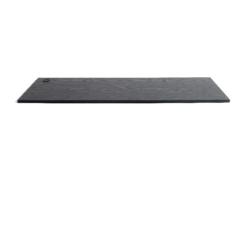 Benjara Asti Workbench Top- 20x64 Metallic Gray- Eco Friendly Melamine