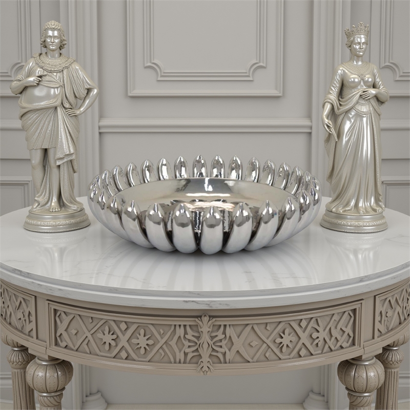 Benjara Zoma Accent Bowl- 16
