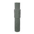 Benjara Decorative Accent Vase- Sleek Cactus Design- 30
