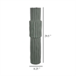 Benjara Decorative Accent Vase- Sleek Cactus Design- 30