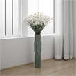Benjara Decorative Accent Vase- Sleek Cactus Design- 30