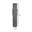 Benjara Decorative Accent Vase- Sleek Cactus Design- 30