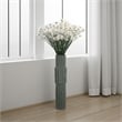 Benjara Decorative Accent Vase- Sleek Cactus Design- 30