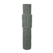 Benjara Decorative Accent Vase- Sleek Cactus Design- 30