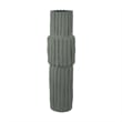 Benjara Decorative Accent Vase- Sleek Cactus Design- 36