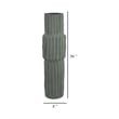 Benjara Decorative Accent Vase- Sleek Cactus Design- 36