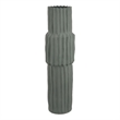 Benjara Decorative Accent Vase- Sleek Cactus Design- 36