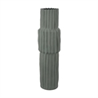 Benjara Decorative Accent Vase- Sleek Cactus Design- 36
