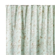 Benjara Vola Shower Curtain- 72 Inch- Floral Pattern- Light Green Polyester