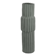 Benjara Decorative Accent Vase- Sleek Cactus Design- 24