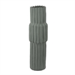Benjara Decorative Accent Vase- Sleek Cactus Design- 24