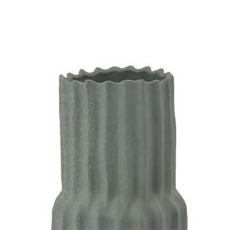 Benjara Decorative Accent Vase- Sleek Cactus Design- 24
