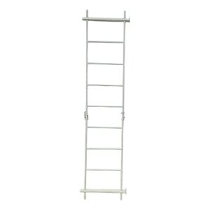 Benjara Plant Display Stand- 87&quot 7 Tier Ladder Design- White Metal Body