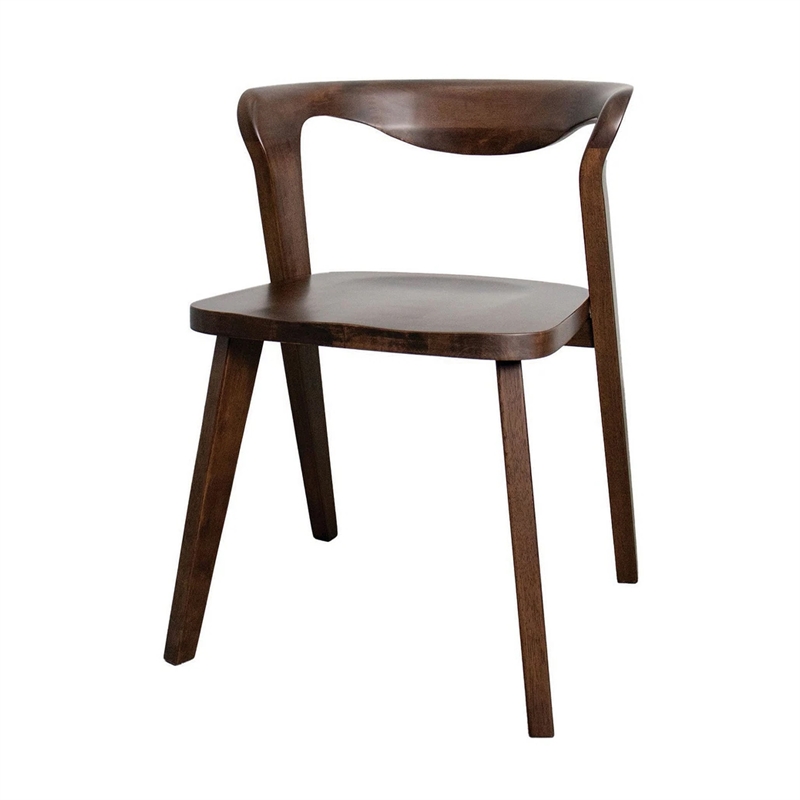 Benjara Rumy 7pc Extendable Dining Table Set- 6 Chairs- Diamond Edge- Brown