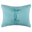 Benjara Lewi King Pillow Sham- 20 x 36- Bright Colorful Floral Pattern- Cotton