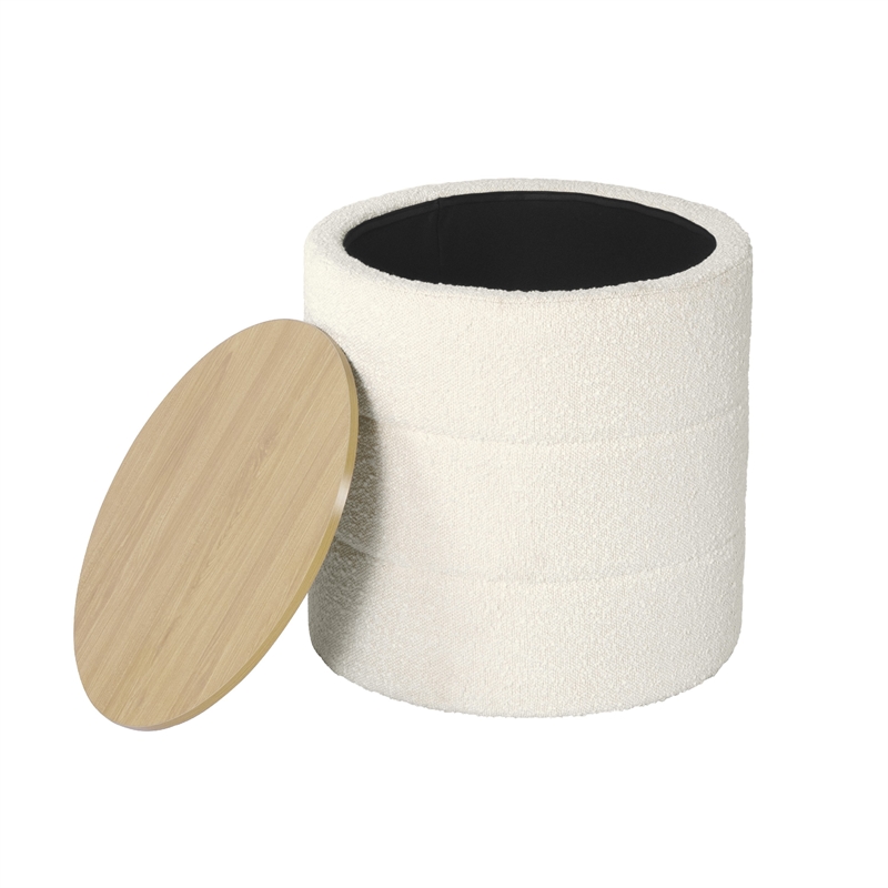 Benjara Mona Storage Ottoman- 19