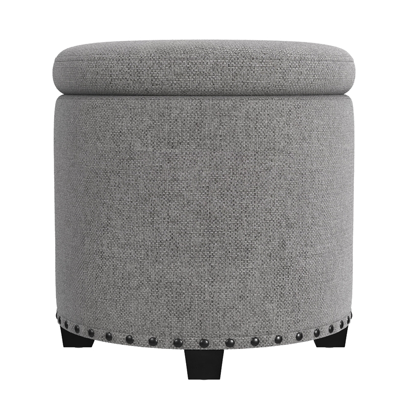 Benjara Zoya Storage Ottoman- 19