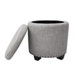 Benjara Zoya Storage Ottoman- 19
