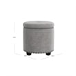 Benjara Zoya Storage Ottoman- 19