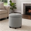 Benjara Zoya Storage Ottoman- 19