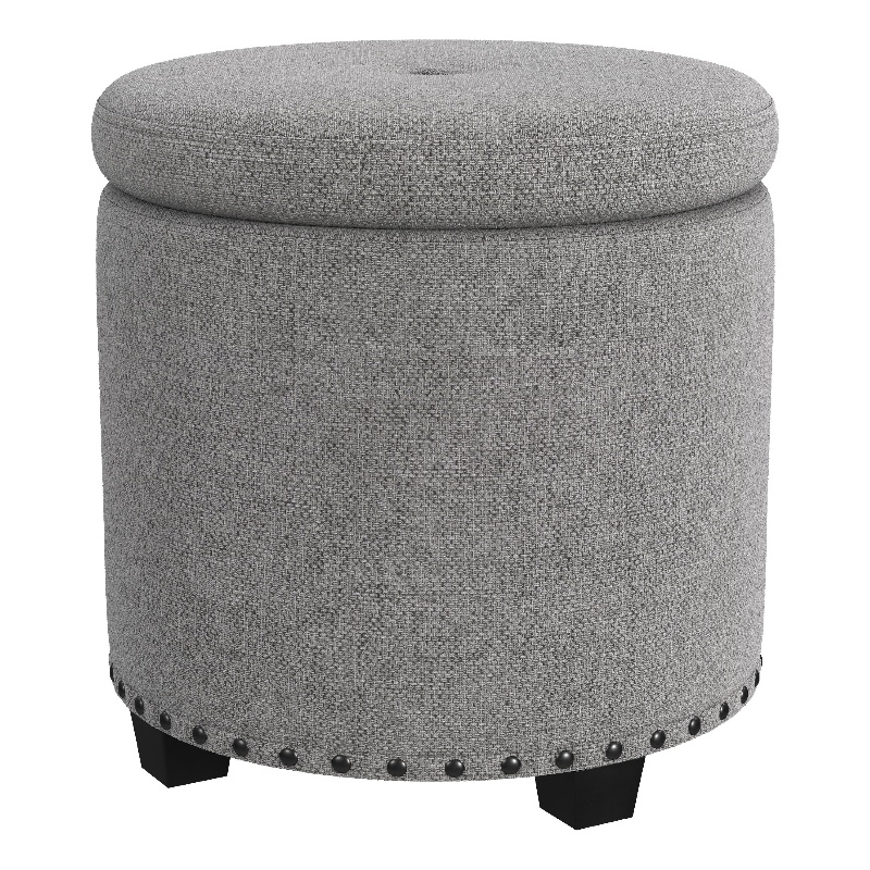 Benjara Zoya Storage Ottoman- 19