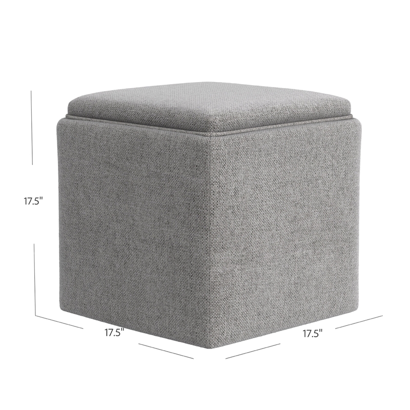 Benjara Soa Storage Accent Ottoman- 18