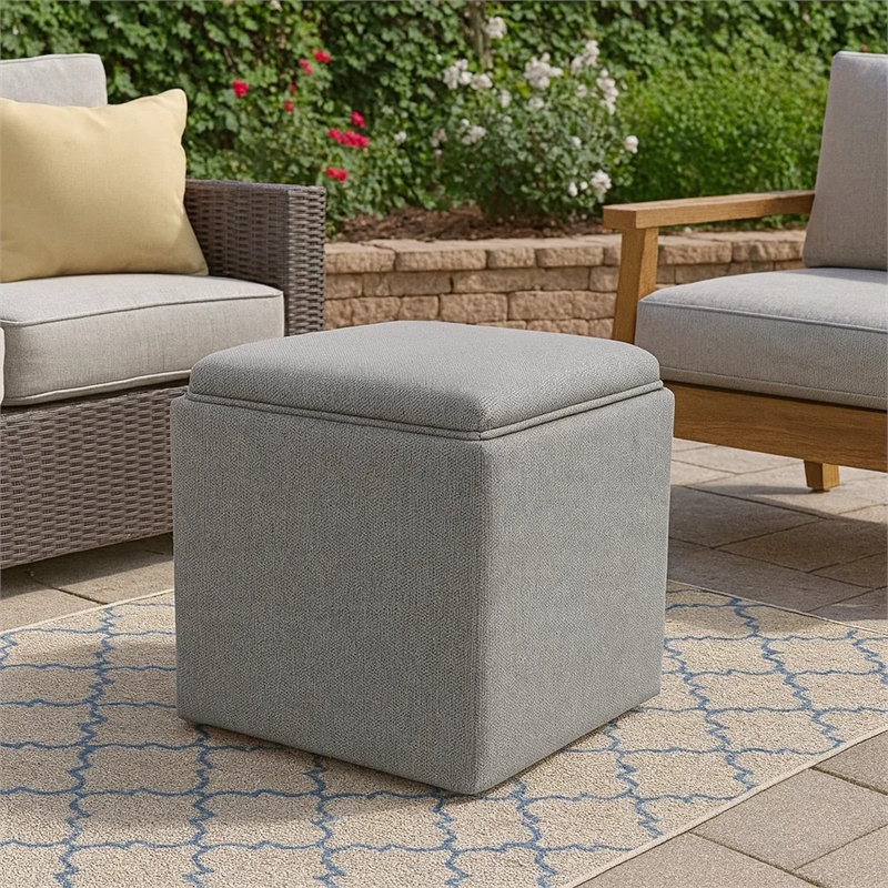 Benjara Soa Storage Accent Ottoman- 18