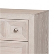 Benjara Kizie Nightstand- USB- 3 Drawers- Bronze- Beige Solid Wood- 28 Inch