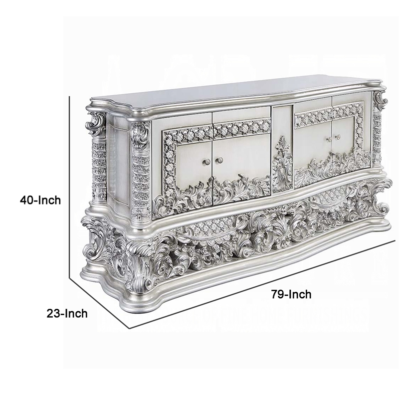 Benjara Vera Sideboard Buffet Console- 79