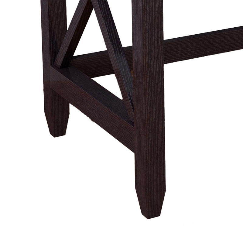 Benjara Home Office Writing Desk- 2 Drawers- 47