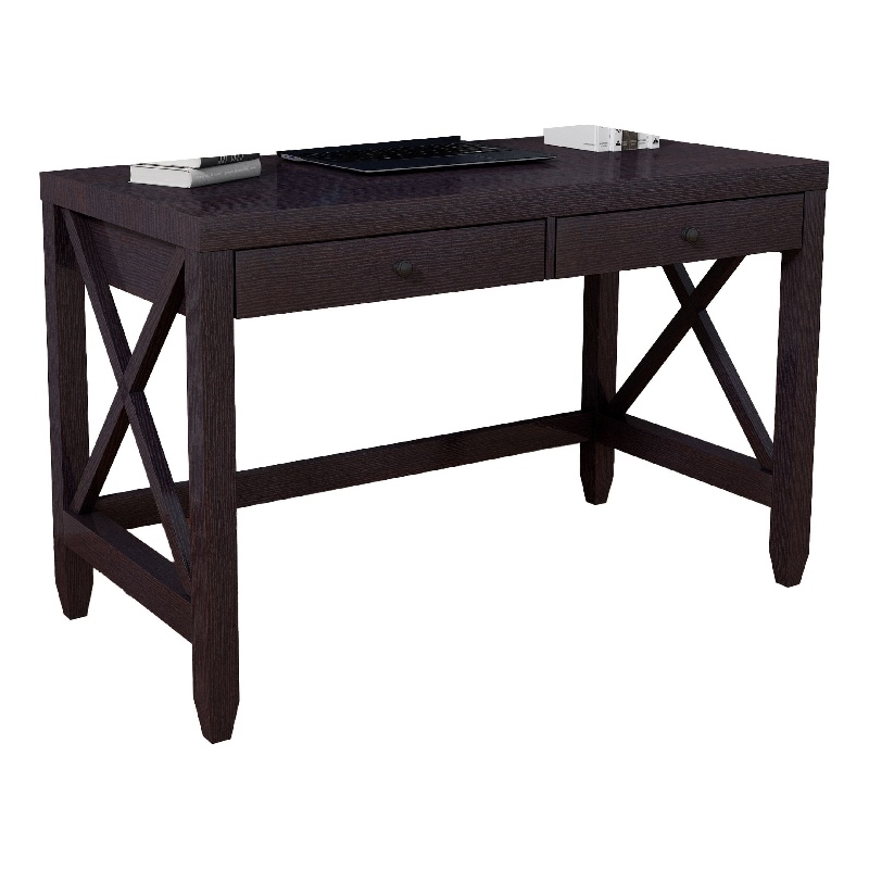 Benjara Home Office Writing Desk- 2 Drawers- 47