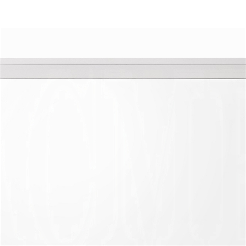 Benjara Siam Wall Mount Dresser Mirror- 34x36- Contemporary Style- White Wood