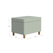 Benjara Fero Storage Ottoman- 24