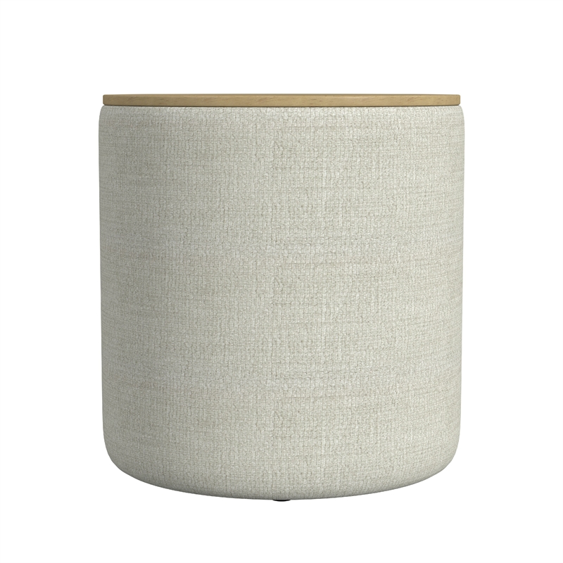 Benjara Mesy Storage Ottoman- Brown 19