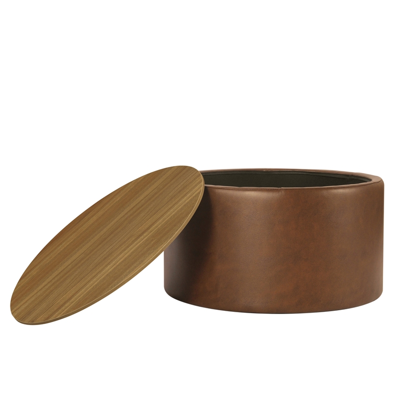 Benjara Mesy Storage Ottoman- 30