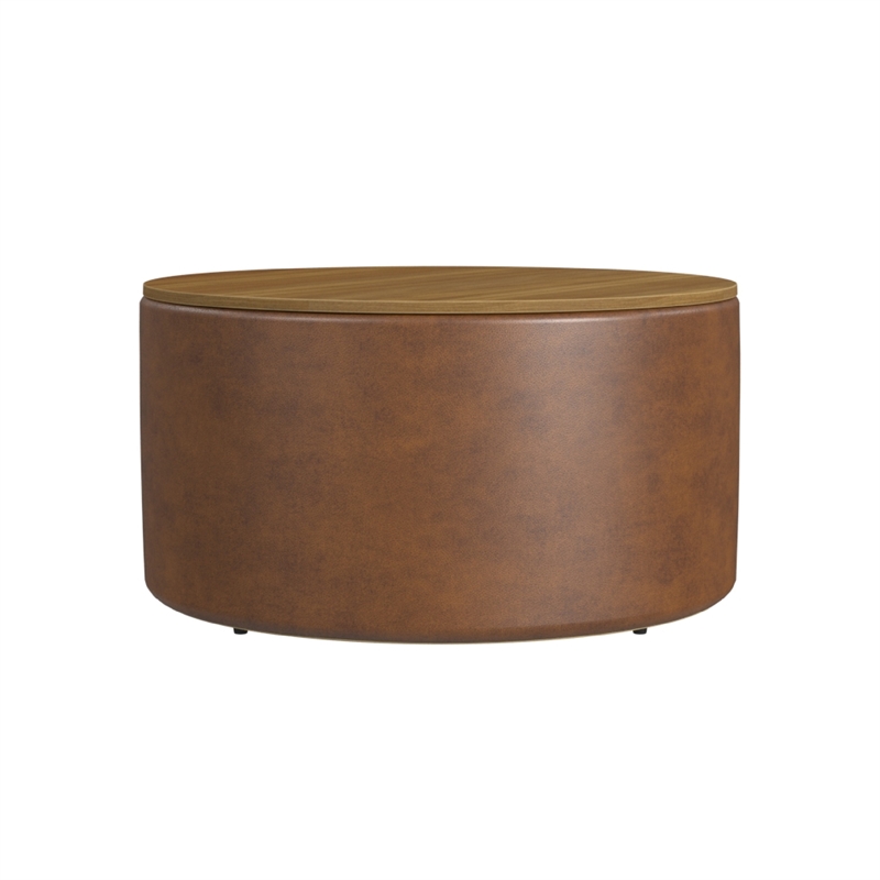 Benjara Mesy Storage Ottoman- 30