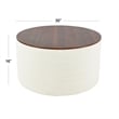 Benjara Mesy Storage Ottoman- 30