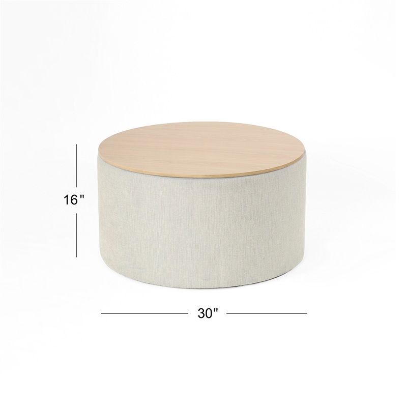 Benjara Mesy Storage Ottoman- 30