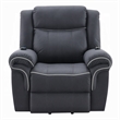 Benjara Seru Power Motion Lift and Recliner Chair- Heated Massage- Dark Gray