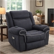Benjara Seru Power Motion Lift and Recliner Chair- Heated Massage- Dark Gray