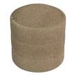 Benjara Modern Storage Ottoman- Brown Boucle Seat Cushion- 18