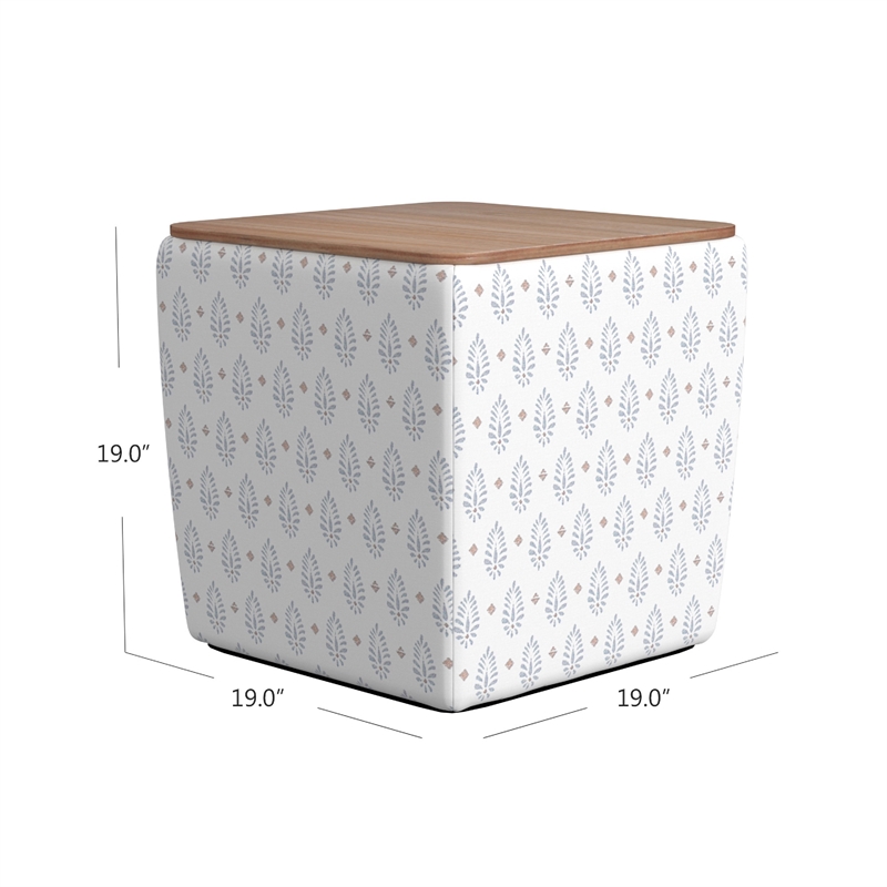 Benjara Mody Accent Ottoman- 19