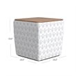 Benjara Mody Accent Ottoman- 19