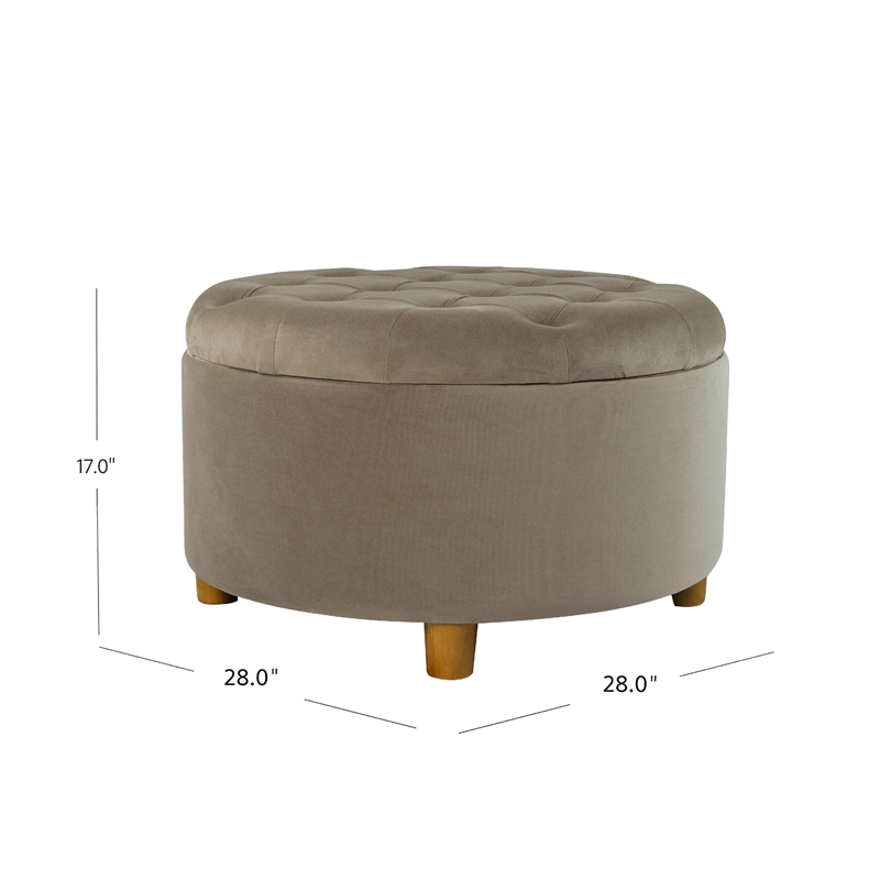 Benjara Jo Storage Ottoman- 28