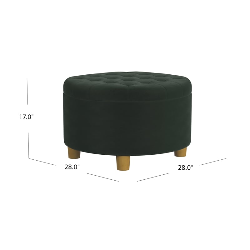 Benjara Jo Storage Ottoman- 28