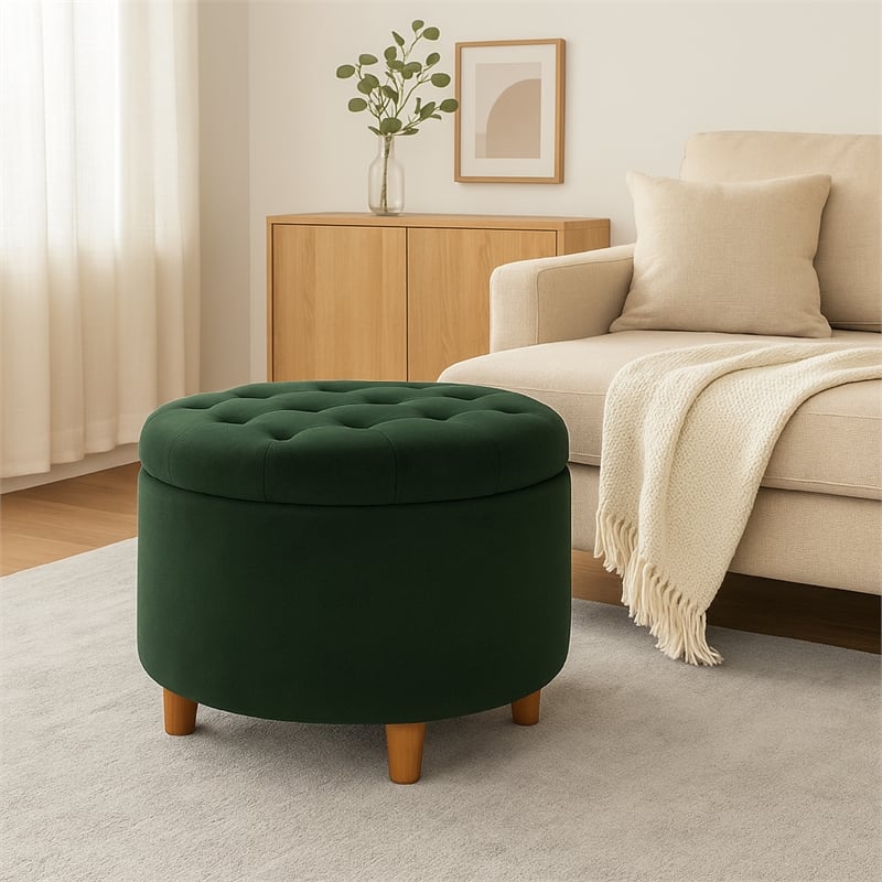 Benjara Jo Storage Ottoman- 28
