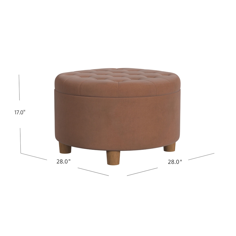 Benjara Jo Storage Ottoman- 28