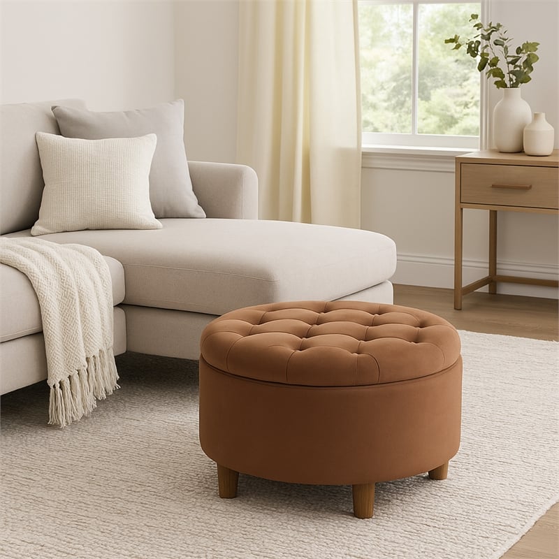 Benjara Jo Storage Ottoman- 28