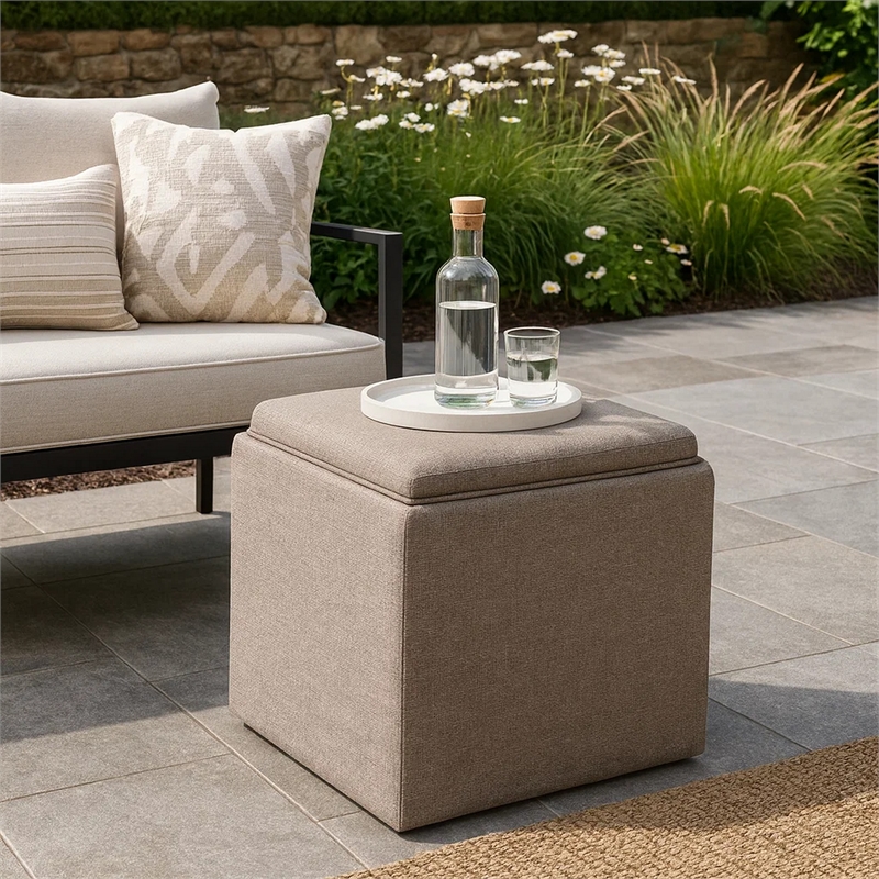 Benjara Soa Storage Ottoman- 18