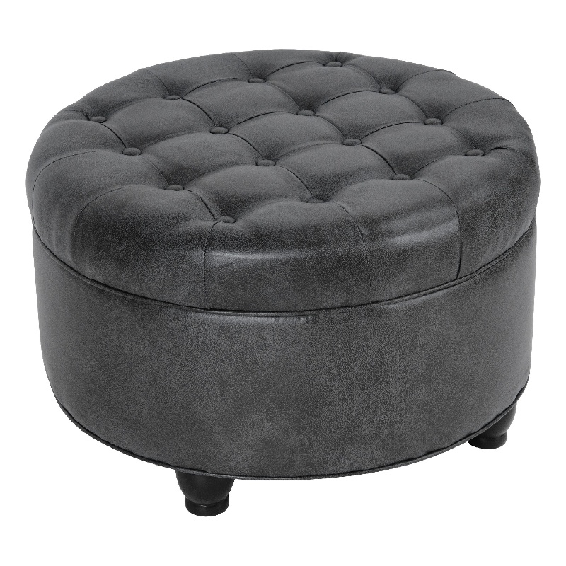 Benjara Gery Storage Ottoman- 25
